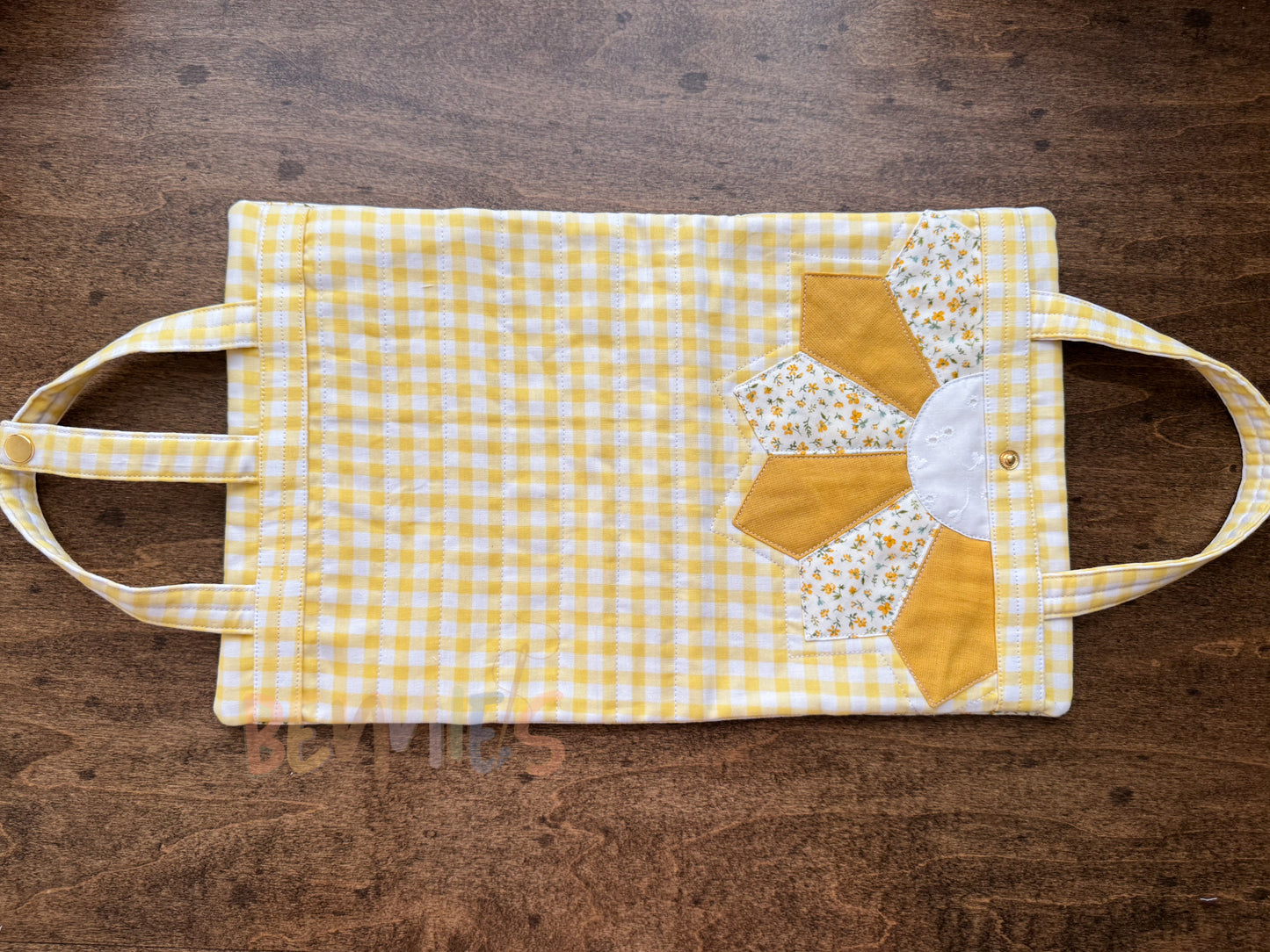 Sunshine Floral Bible Cover - Medium