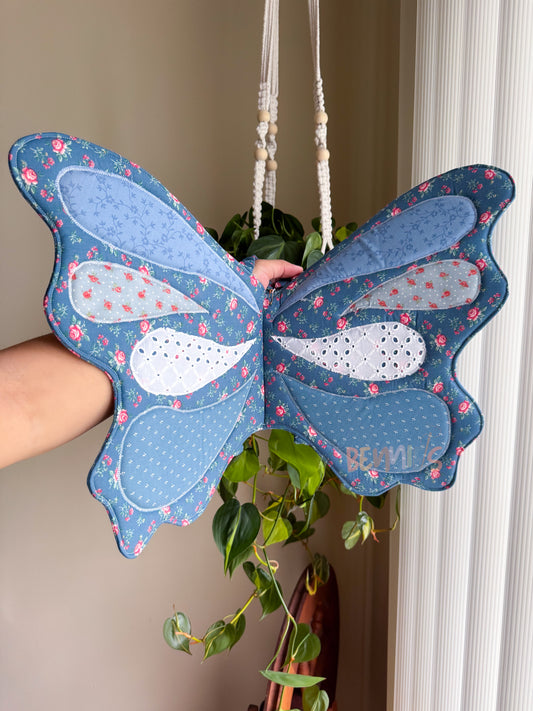Wings - Blue Floral