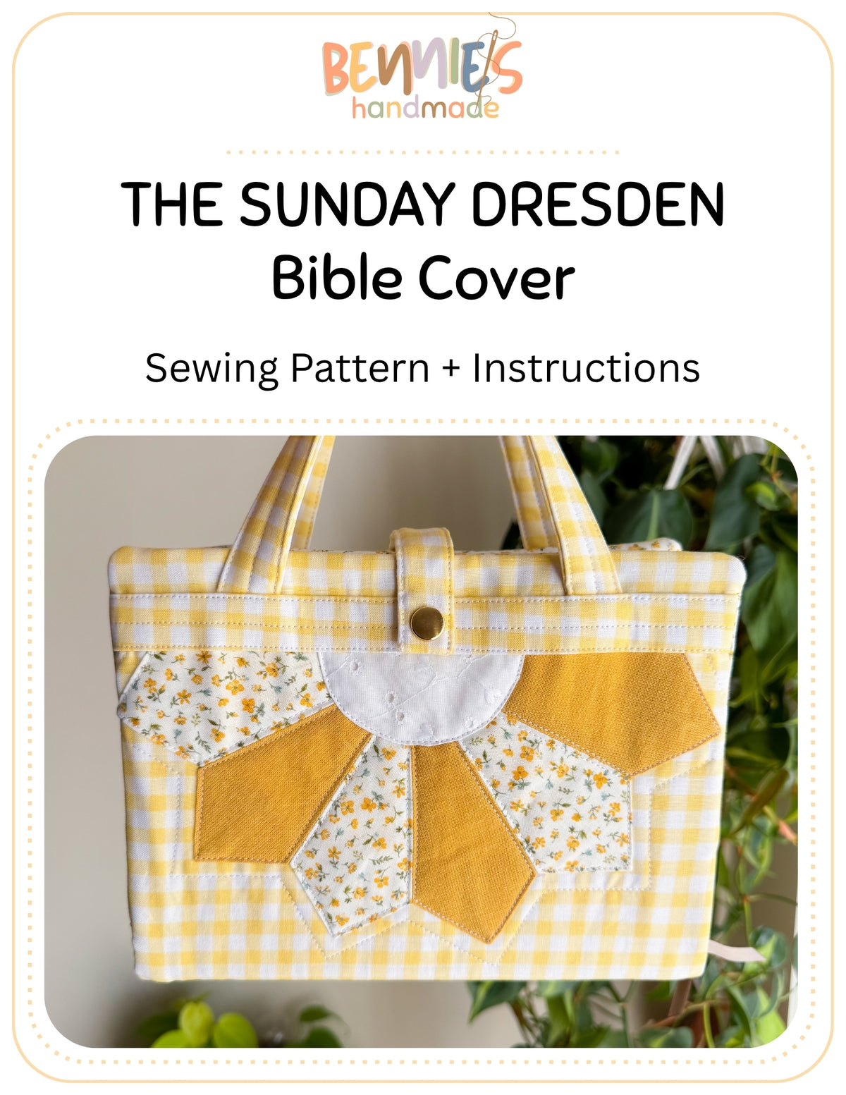 The Sunday Dresden Bible Cover - PDF Pattern
